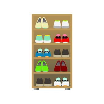 シューズボックス（玄関収納）出張買取イメージ